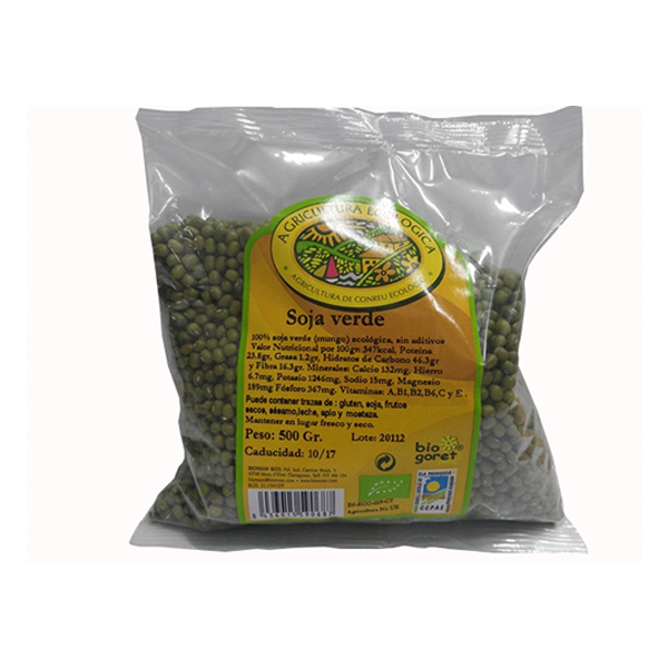 Foto de JUDIA VERDE MUNGO (SOJA VERDE) ECO 500 GR  BIONSAN