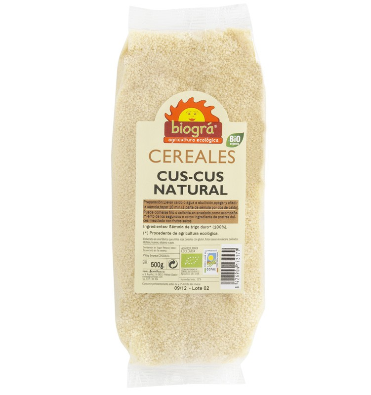 Foto de COUS-COUS NATURAL BIO 500 GR BIOGRA