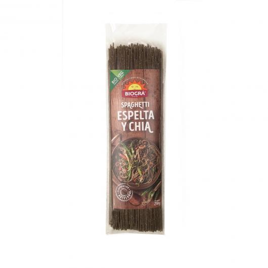 Foto de SPAGUETTI DE ESPELTA Y CHIA BIO 250 GR  BIOGRA