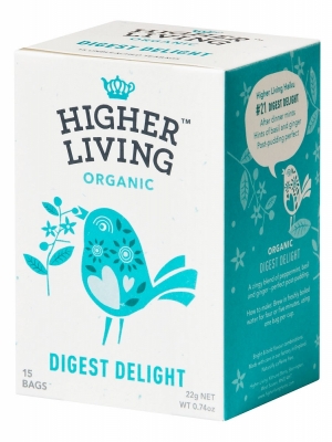 Foto de INFUSION DIGESTIVA BIO 15 BOLSITAS 22 GR HIGHER LIVING