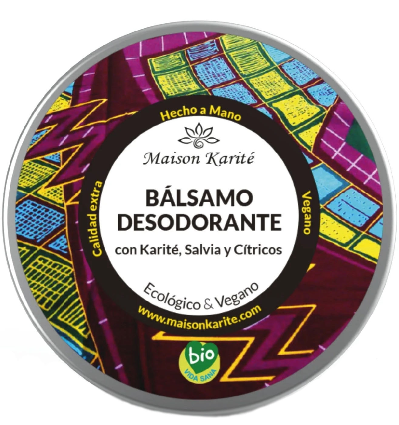 Foto de DESODORANTE SOLIDO VEGANO C/ KARITE, SALVIA Y CITRICOS BIO 30 ML MAISON KARITE