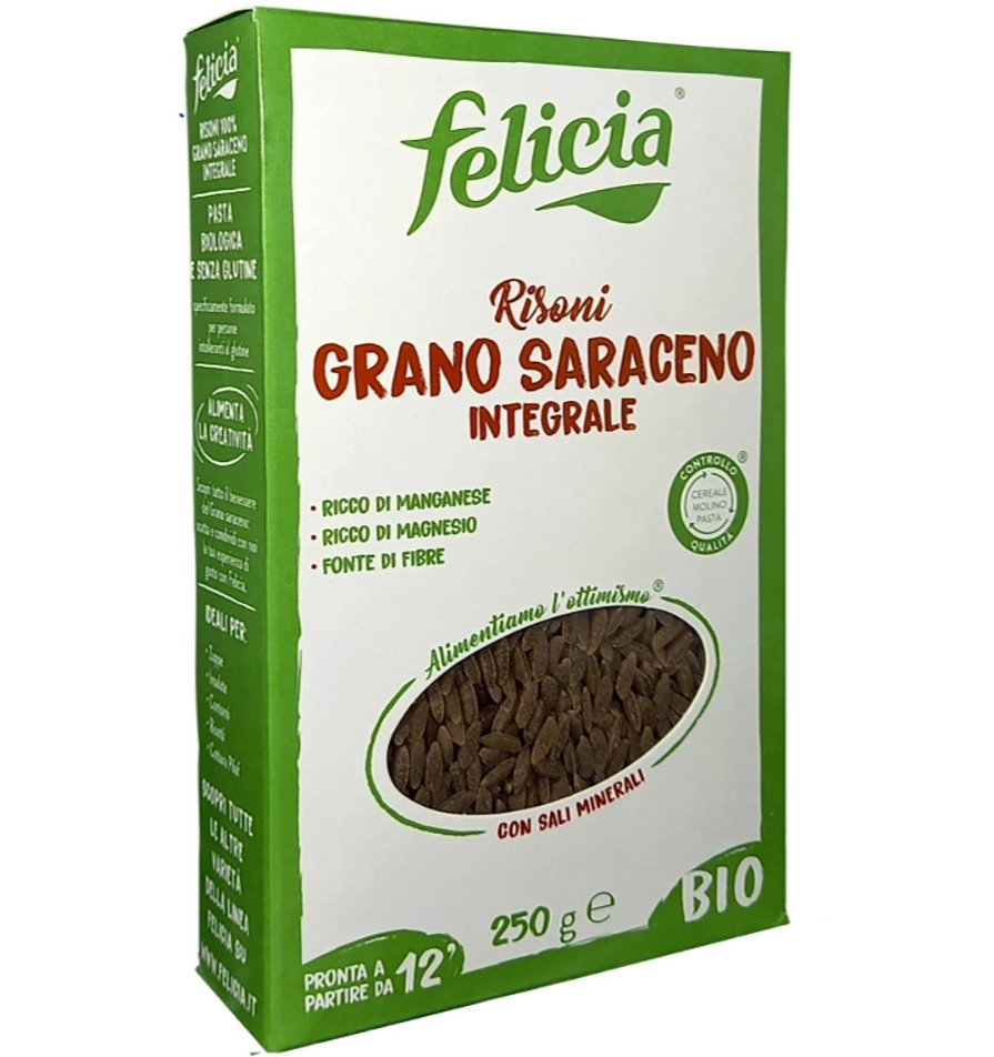 Foto de RISONI DE TRIGO SARRACENO S/GLUTEN BIO 250 GR FELICIA