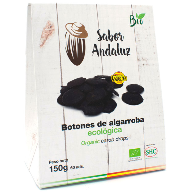 Foto de BOTONES DE ALGARROBA S/AZUCAR BIO 150 GR SABOR ANDALUZ