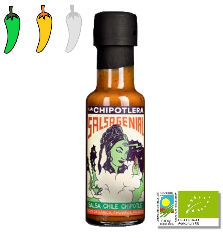 Foto de SALSA GENIAL PICANTE BIO 125 ML LA CHIPOTLERA