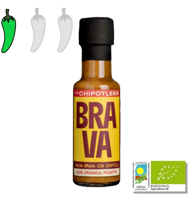 Foto de SALSA BRAVA PICANTITA BIO 125 ML LA CHIPOTLERA