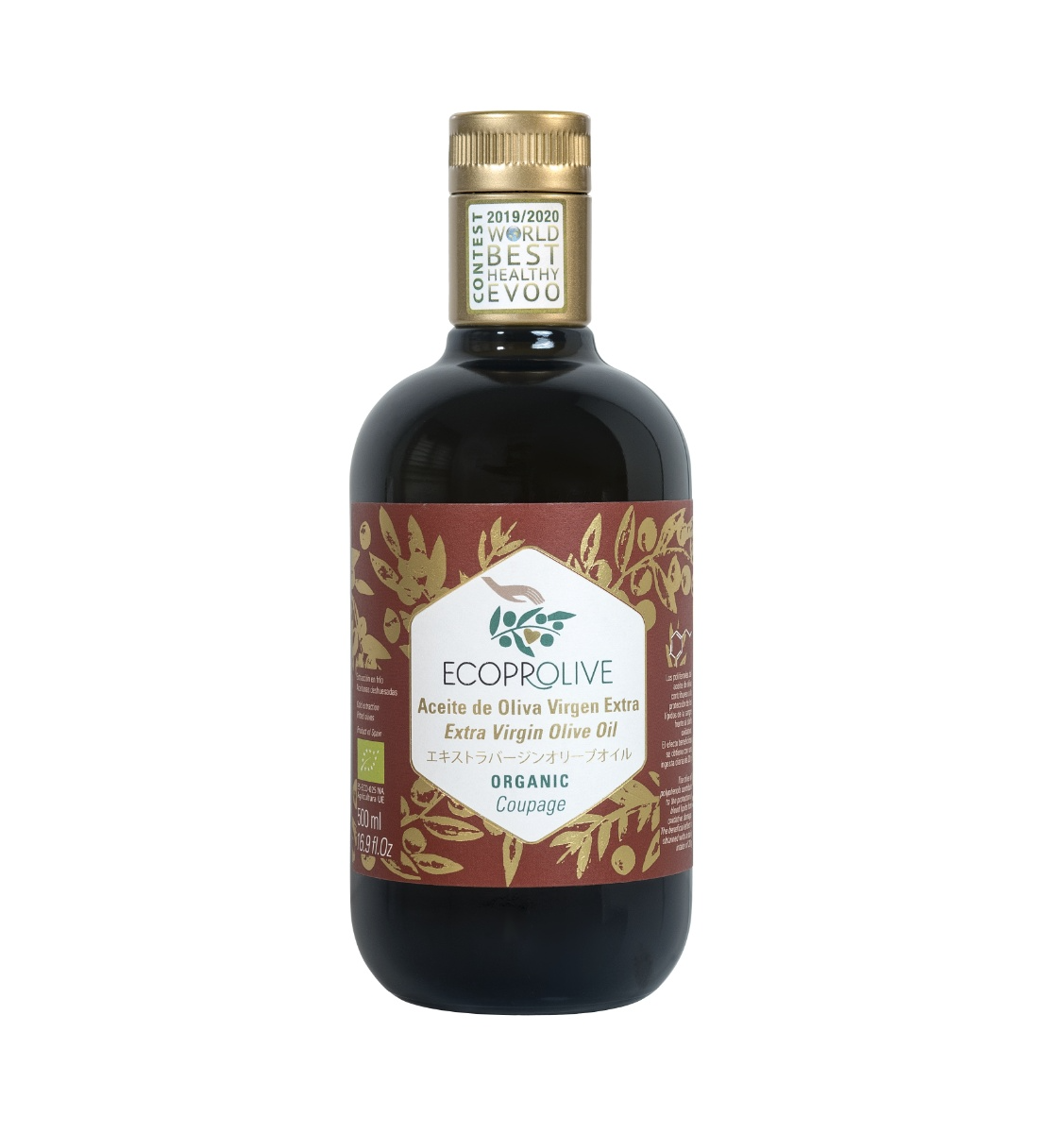 Foto de ACEITE DE OLIVA VIRGEN EXTRA CALIDAD PREMIUM COUPAGE BIO 500 ML ECOPROLIVE