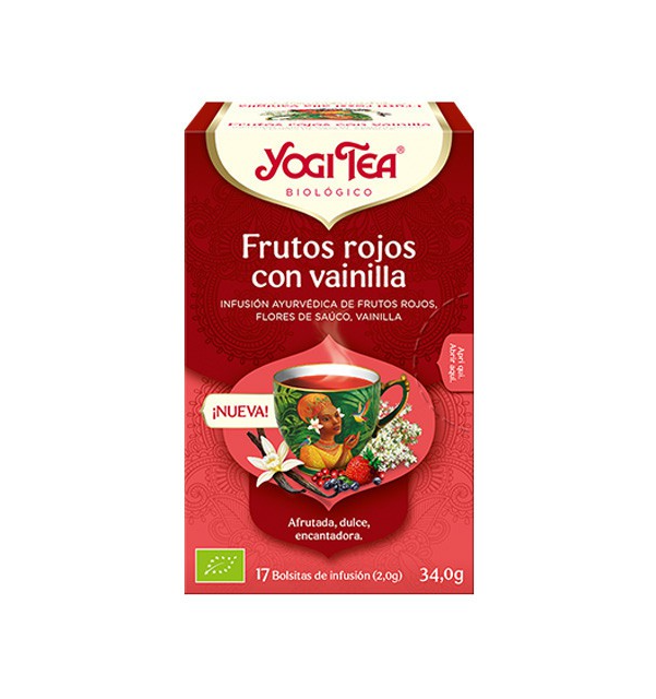 Foto de YOGI TEA FRUTOS ROJOS CON VAINILLA BIO 17 BOLSITAS