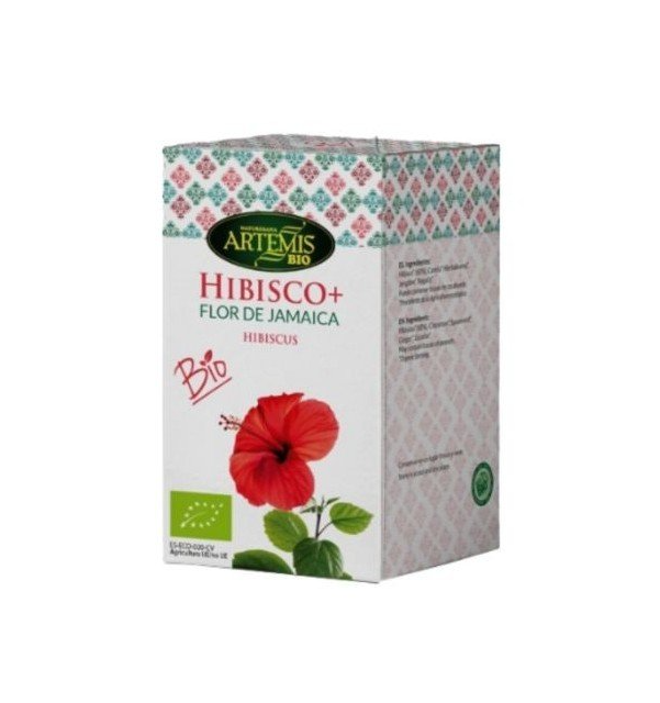 Foto de INFUSION HIBISCO CON ESPECIAS BIO 20 BOLSITAS ARTEMIS