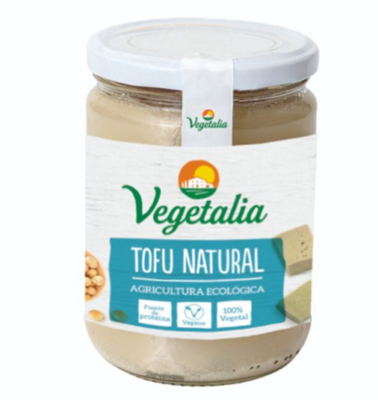 Foto de TOFU NATURAL EN BOTE DE VIDRIO BIO 400 GR VEGETALIA