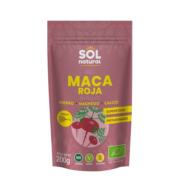 Foto de MACA ROJA EN POLVO BIO 200 GR SOL NATURAL 