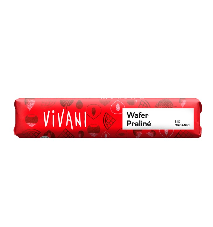 Foto de BARRITA WAFER PRALINE BIO 40 GR VIVANI