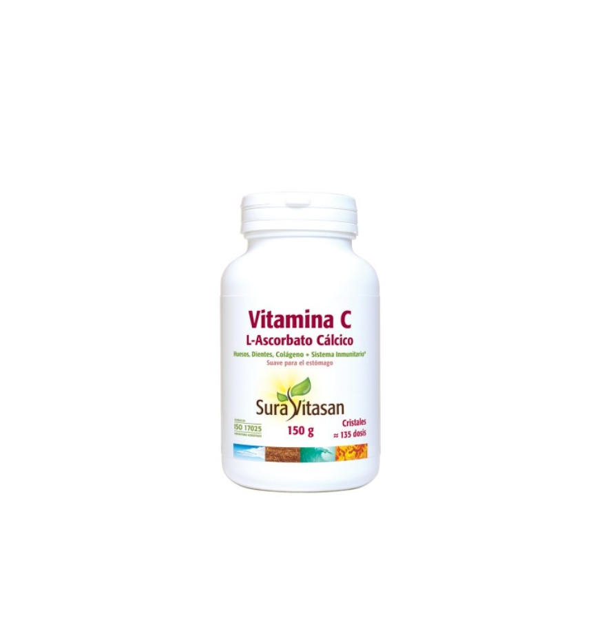 Foto de VITAMINA C L-ASCORBATO CALCICO 150 GR SURA VITASAN