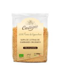 Foto de SOPA DE LETRAS DE GARBANZO BIO 250 GR CASTAGNO