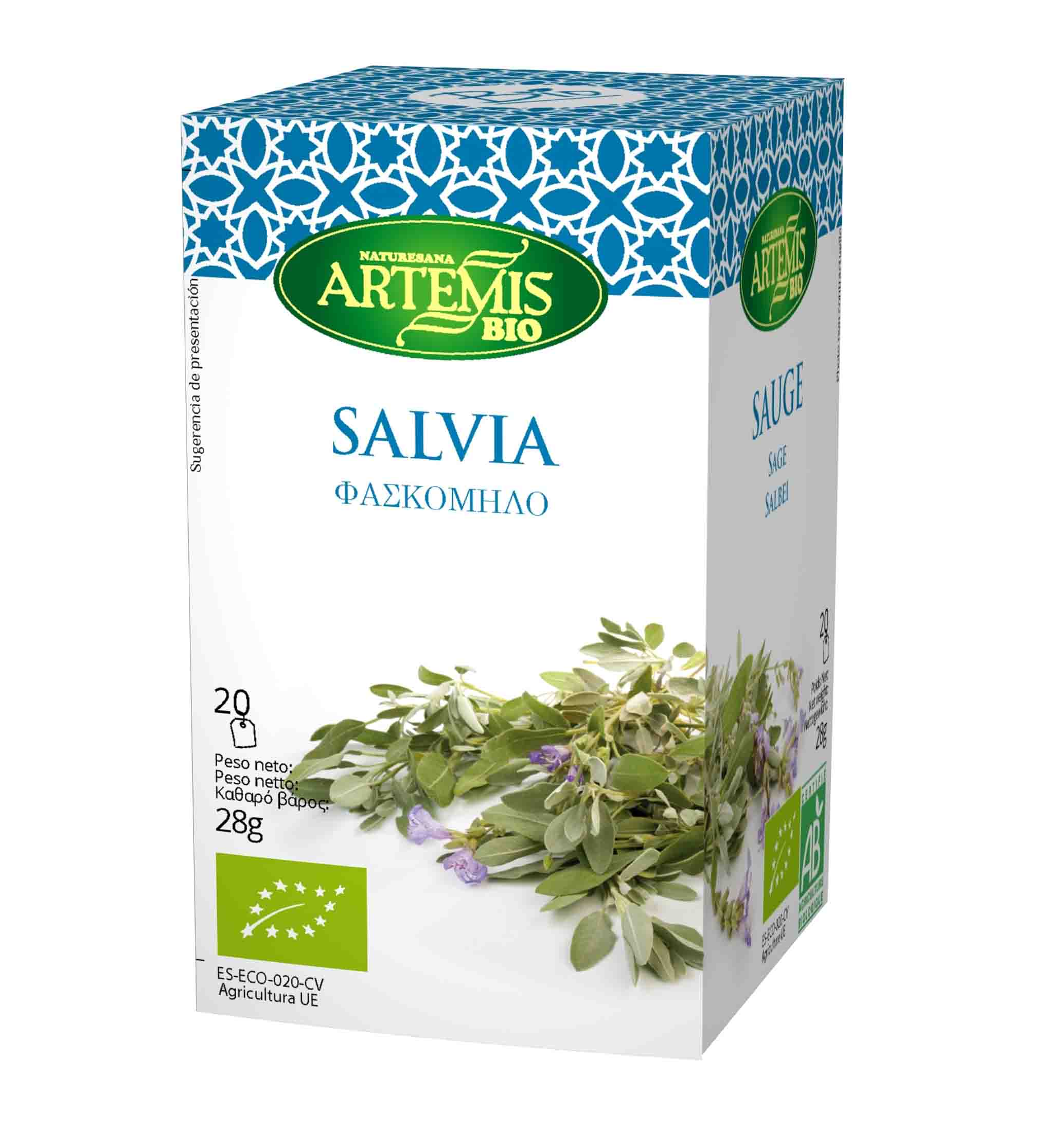 Foto de INFUSION SALVIA BIO 20 SAQUITOS ARTEMIS