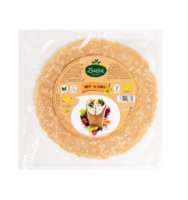 Foto de WRAP DE QUINOA SIN GLUTEN BIO 120 GR ZEALIA