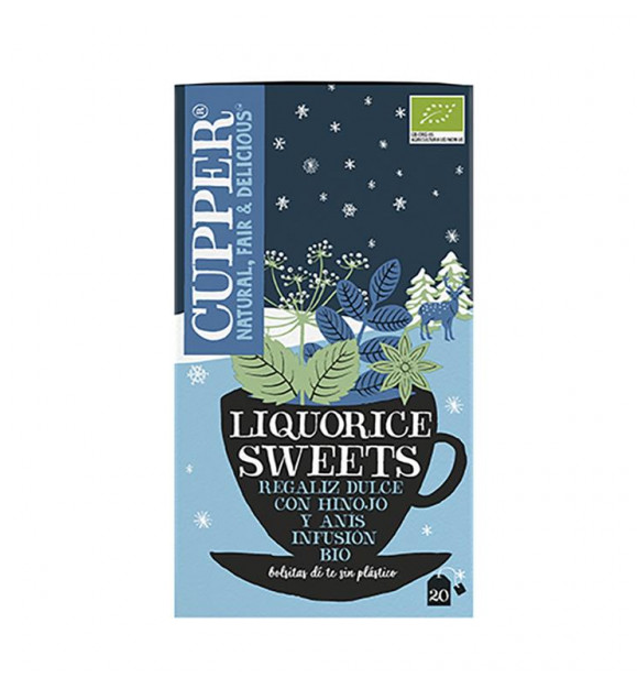 Foto de INFUSION LIQUORICE SWEETS REGALIZ CON HINOJO Y ANIS BIO 20 FILTROS CUPPER