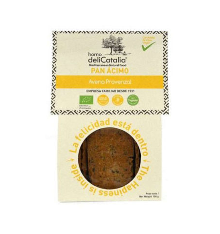 Foto de PAN ACIMO DE AVENA PROVENZAL BIO 100 GR HORNO DELICATALIA