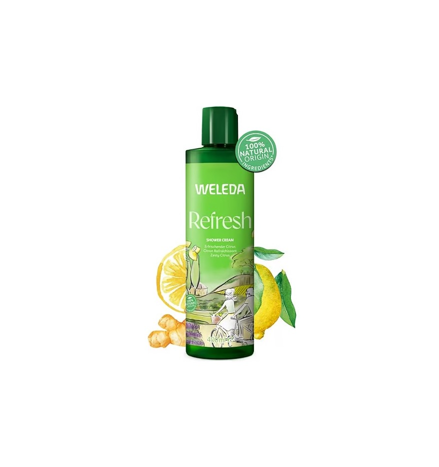 Foto de GEL DE DUCHA CREMOSO REFRESH CITRUS 400 ML WELEDA