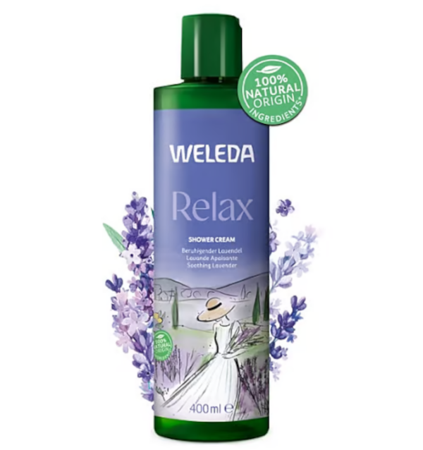 Foto de GEL DE DUCHA CREMOSO RELAX LAVANDA 400 ML WELEDA