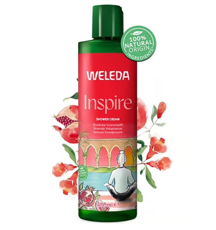 Foto de GEL DE DUCHA CREMOSO INSPIRE GRANADA 400 ML WELEDA