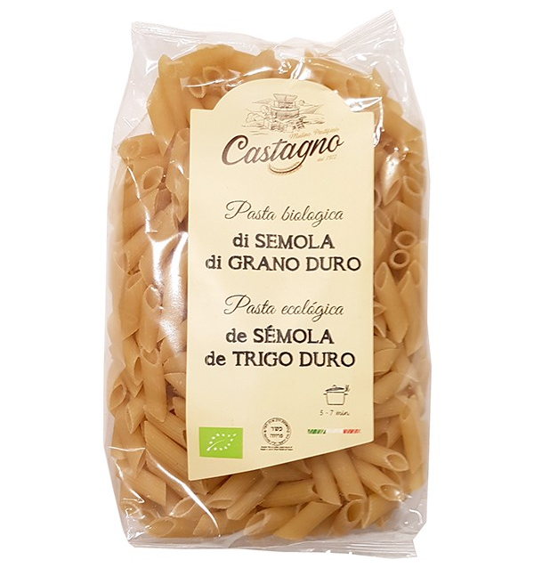 Foto de MACARRON DE SEMOLA DE TRIGO DURO BIO 500 GR CASTAGNO