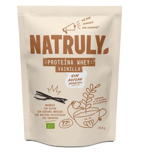 Foto de PROTEINA WHEY DE VAINILLA BIO 350 GR NATRULY