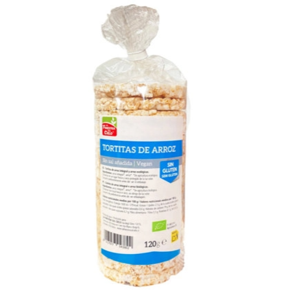 Foto de TORTITAS DE ARROZ INTEGRAL S/SAL Y S/GLUTEN BIO 120 GR LFSC