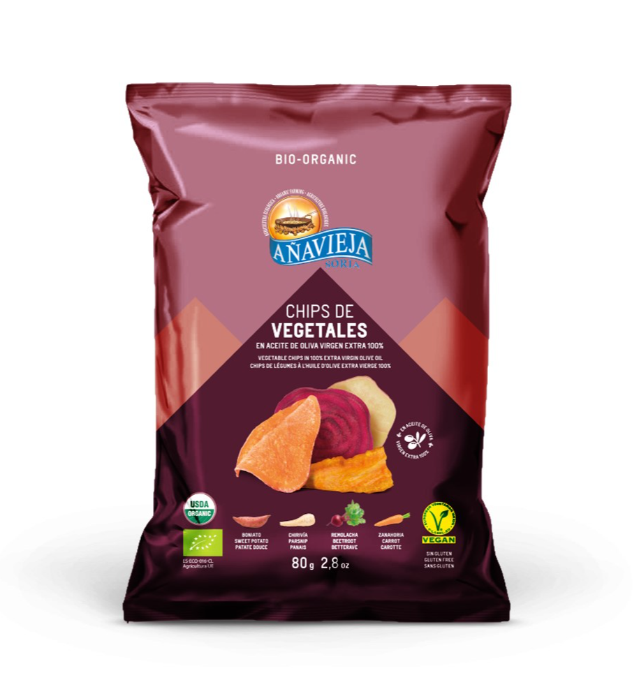 Foto de CHIPS DE VEGETALES BIO 80 GR AÑAVIEJA