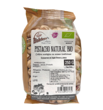 Foto de PISTACHOS CRUDOS BIO 250 GR BIOARTESA