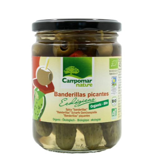 Foto de BANDERILLAS PICANTES ECO 420 GR CAMPOMAR NATURE