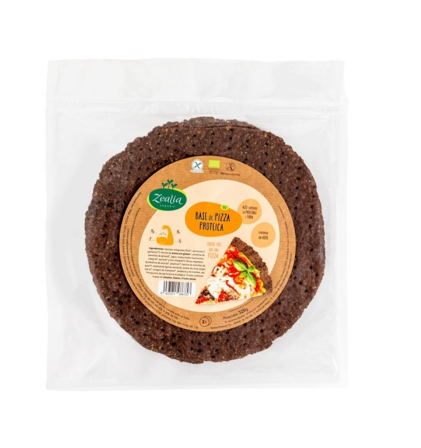 Foto de BASE DE PIZZA PROTEICA SIN GLUTEN BIO 320 GR ZEALIA