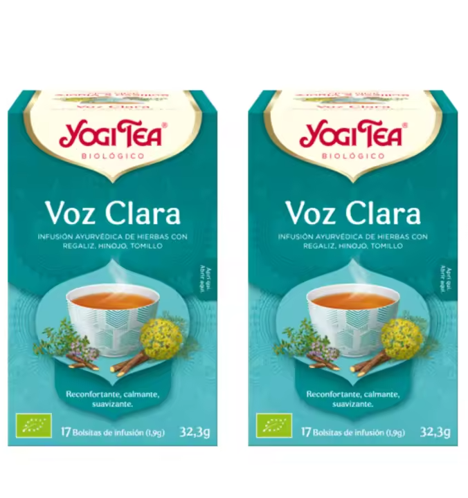 Foto de PACK 2ª UNIDAD AL 50% VOZ CLARA YOGI TEA
