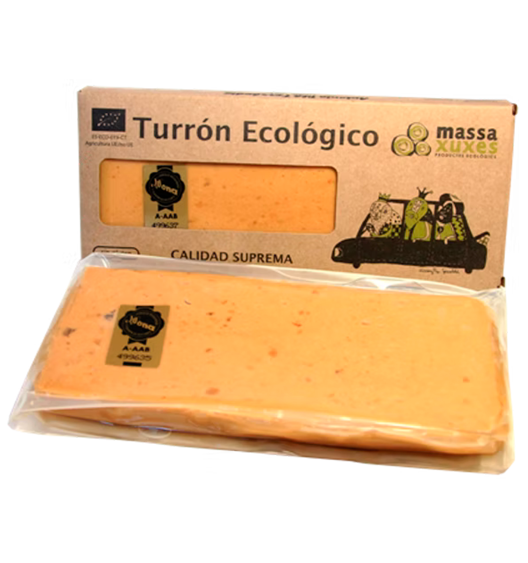 Foto de TURRON ECOLOGICO JIJONA 200 GR MASSAXUXES