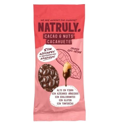 Foto de CACAO NUTS CON LECHE 50 GR NATRULY