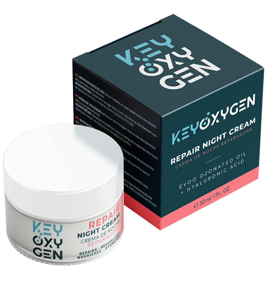 Foto de CREMA DE NOCHE REPARADORA OZONIZADA BIO 50 ML KEYOXYGEN 