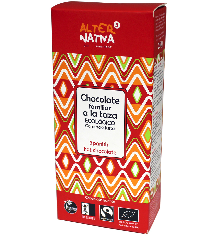 Foto de CHOCOLATE FAMILIAR A LA TAZA BIO 350 G ALTERNATIVA