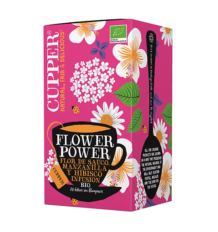 Foto de INFUSION FLOWER POWER BIO 20 BOLSITAS CUPPER