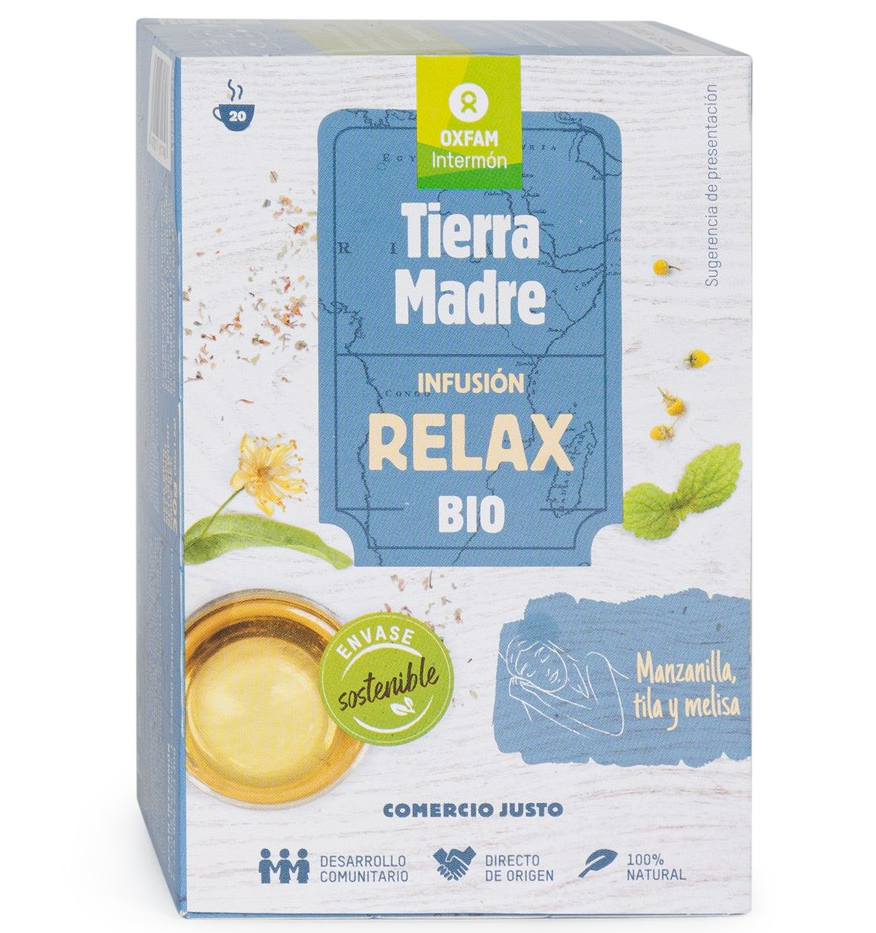 Foto de INFUSION RELAX BIO 20 BOLSAS OXFAM INTERMON